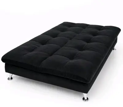 Sofá cama negro moderno - miniatura 3