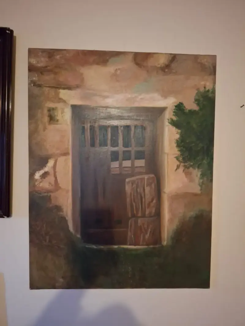 Cuadro paisaje rústico