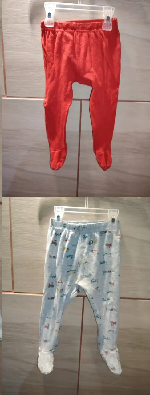 Pantalones de bebé con pies
