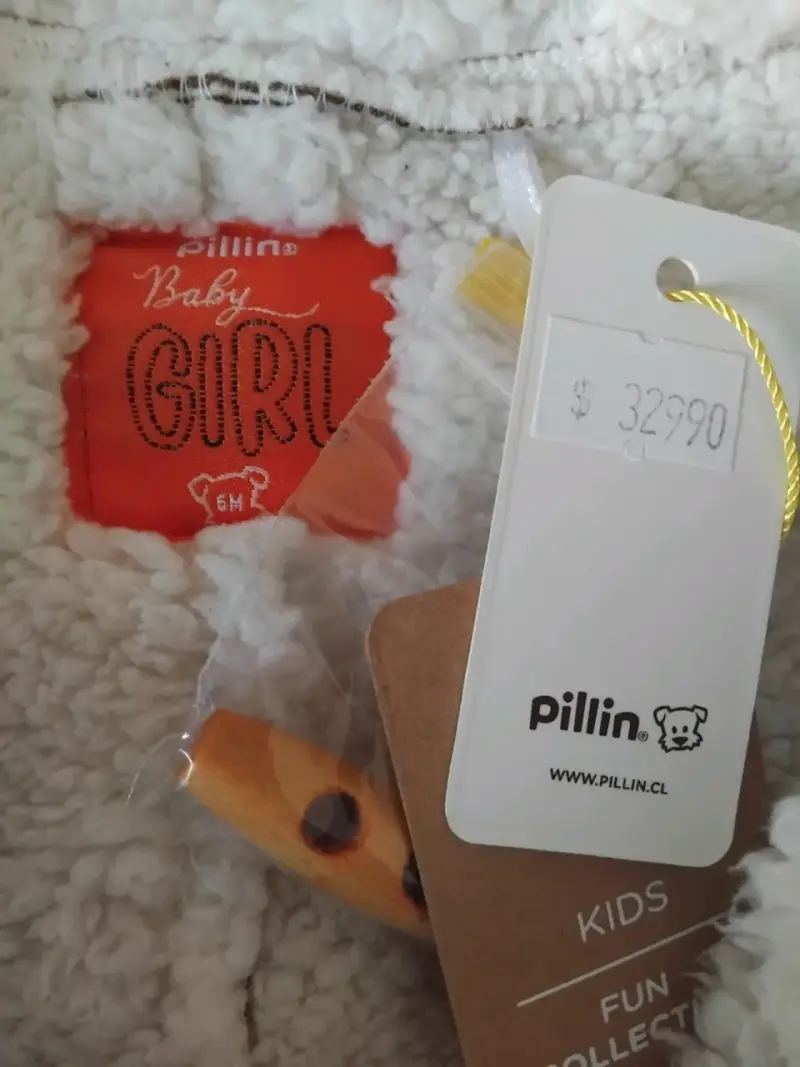 Abrigo de niña Pillin 6M - 2