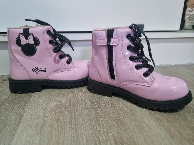 Botas rosadas infantiles Minnie talla 28 - 1