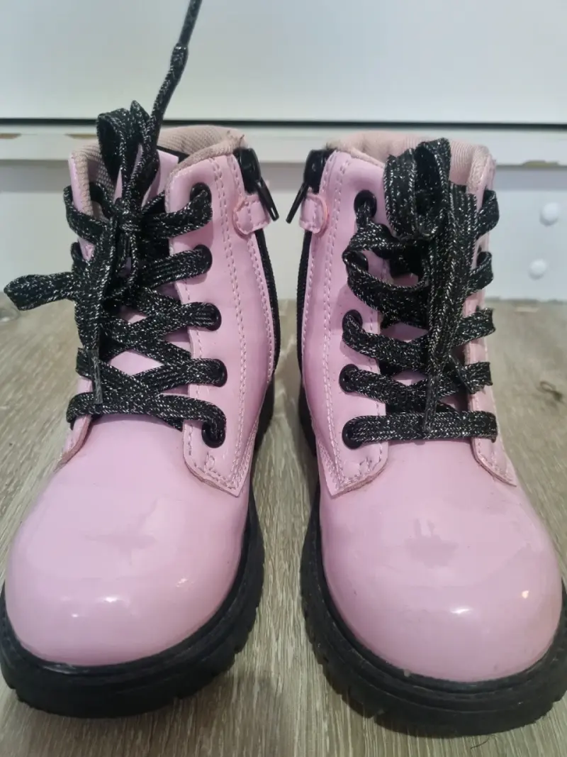 Botas rosadas infantiles Minnie talla 28 - 2
