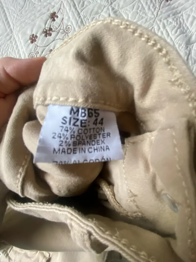 Jeans cargo beige - 4