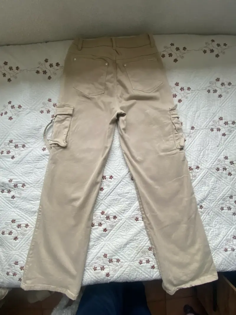 Jeans cargo beige - 5