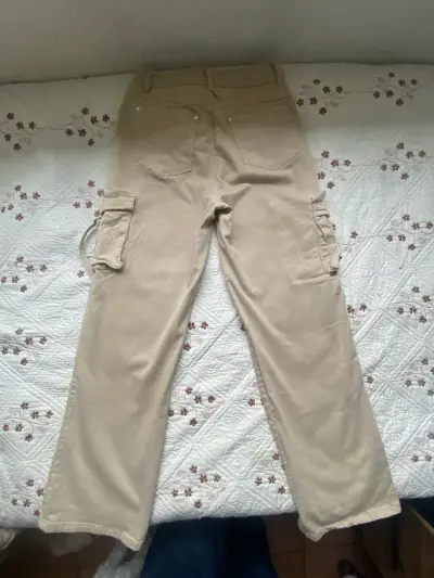 Jeans cargo beige - miniatura 5