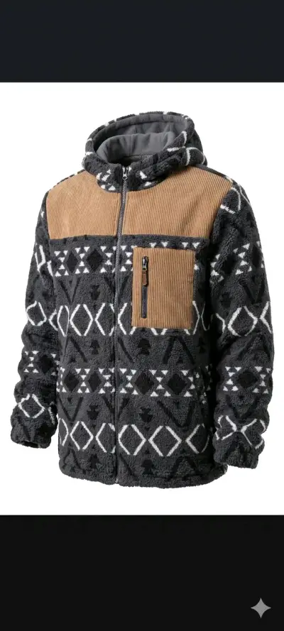 Chaqueta reversible corderito hombre - miniatura 3