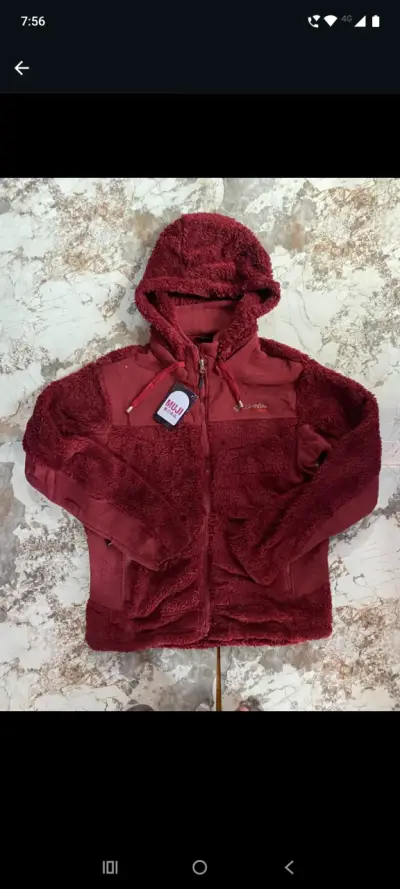 Chaqueta polar Columbia burdeos - miniatura 2
