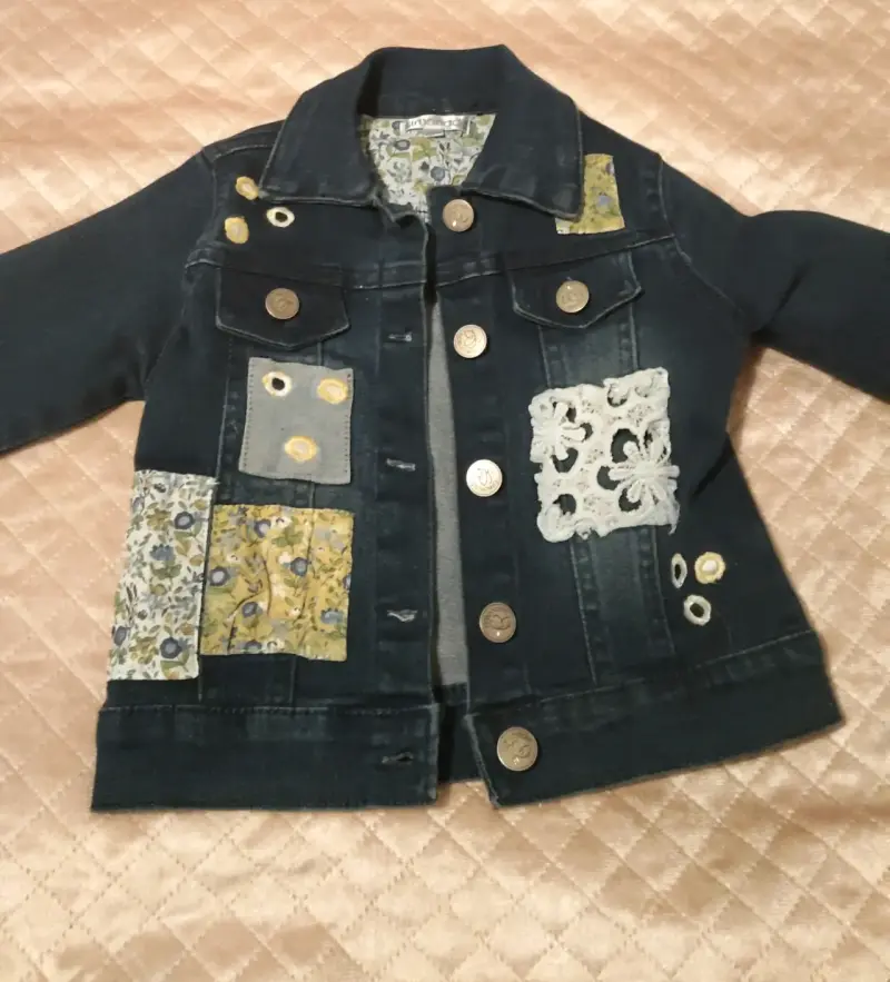 Chaqueta infantil con parches