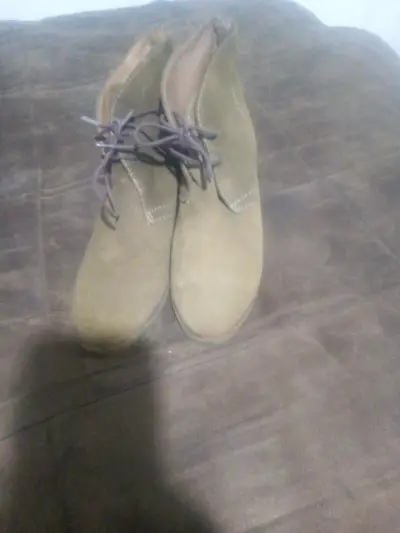 Botines de gamuza camel - miniatura 1