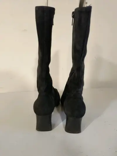 Botas negras de gamuzanro.38 - miniatura 3
