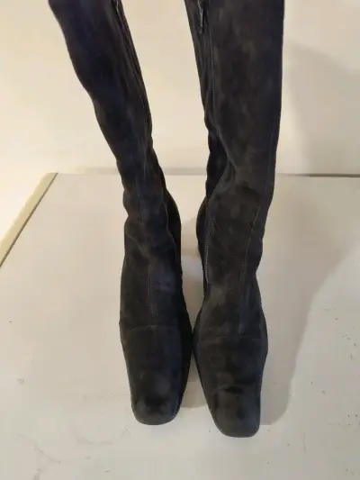 Botas negras de gamuzanro.38 - miniatura 4