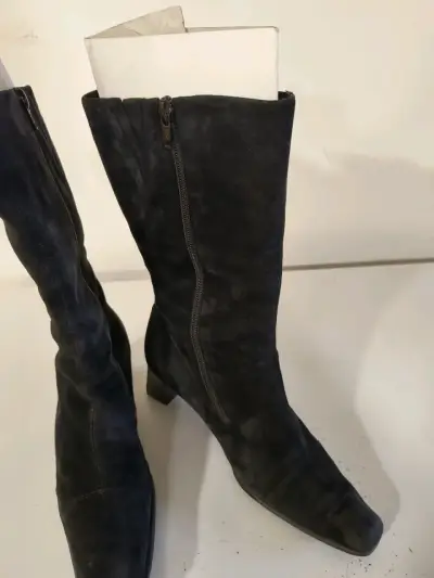 Botas negras de gamuzanro.38 - miniatura 5