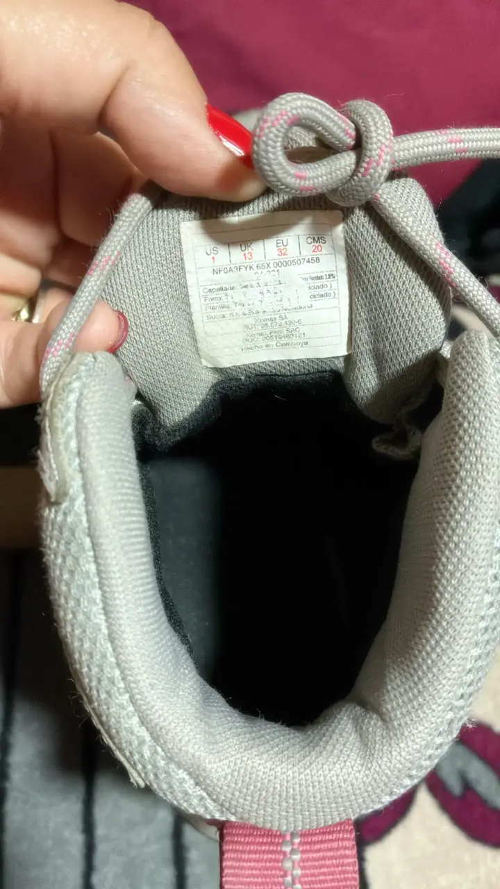 Zapatillas The North Face rosado y grises - 3