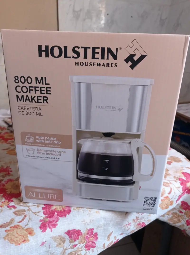 Cafetera Holstein 800 ml nueva - 1