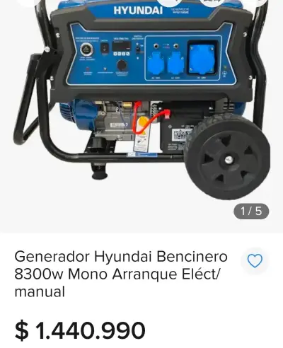 Generador Hyundai HYG9250E - miniatura 4