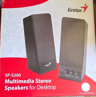 Parlantes Genius negros - miniatura 2
