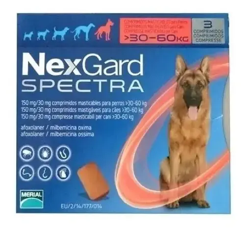 NexGard Spectra 30-60 kg 3 comprimidos - 1