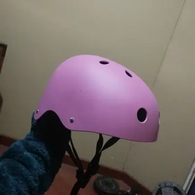 Casco rosa para bicicleta Scoop - miniatura 1