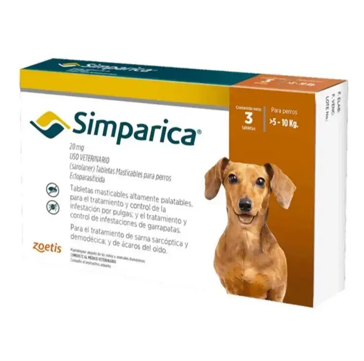Simparica 20 mg x 3 comprimidos - 1