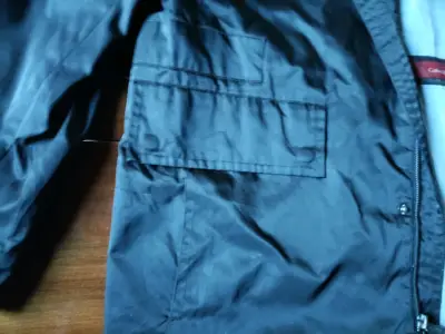 Parka negra impermeable CK - miniatura 3