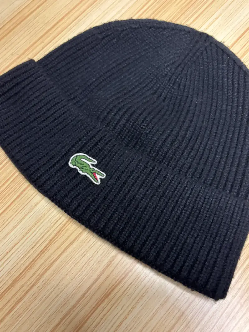 Gorro de lana lacoste de punto - 2