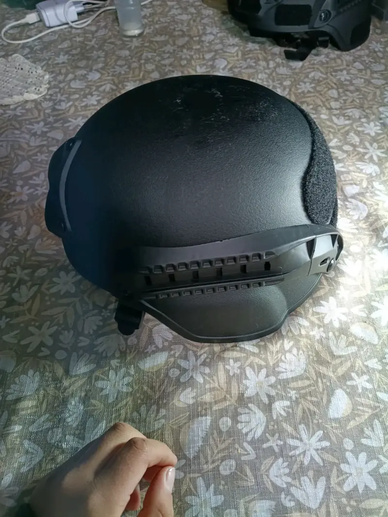 Casco táctico negro - 3
