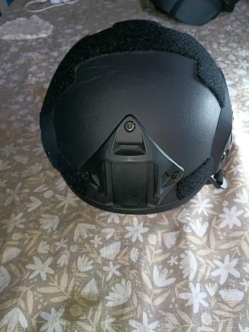 Casco táctico negro - 5