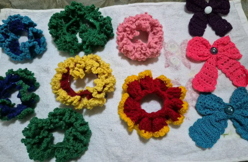 Colet de lana, hilo a crochet - 3