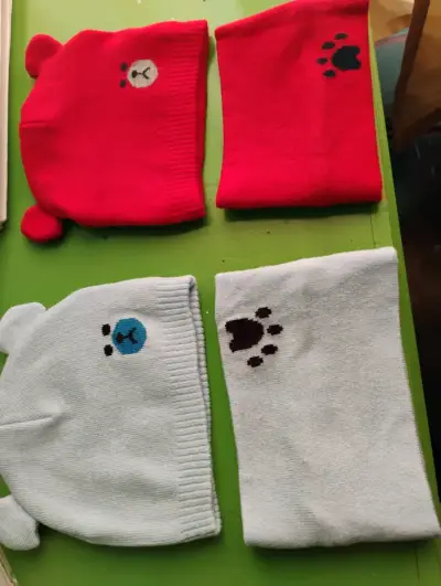 Gorros de lana con orejas - miniatura 2