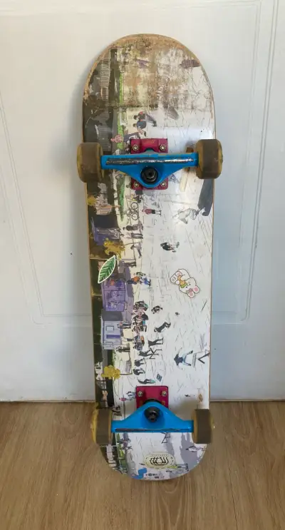 Tabla de skate Gangsta negra - miniatura 2