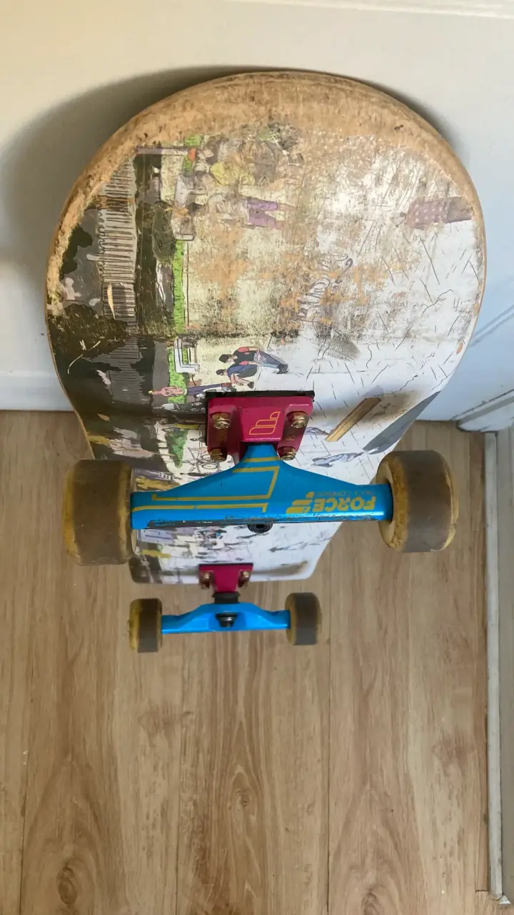 Tabla de skate Gangsta negra - 3