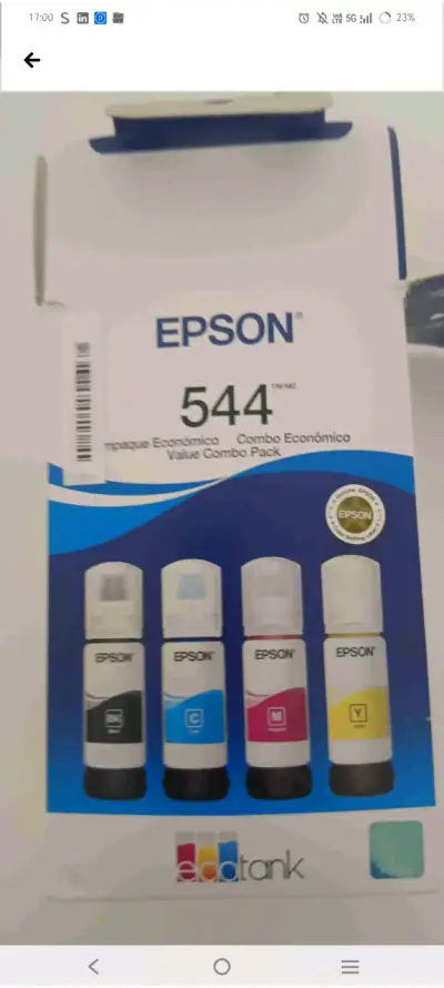 Set de tintas Epson 544 - miniatura 6