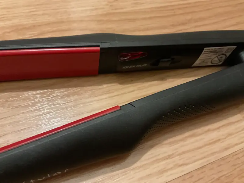 Plancha de pelo, modelo “ergoStyler red ionix duo” - 1