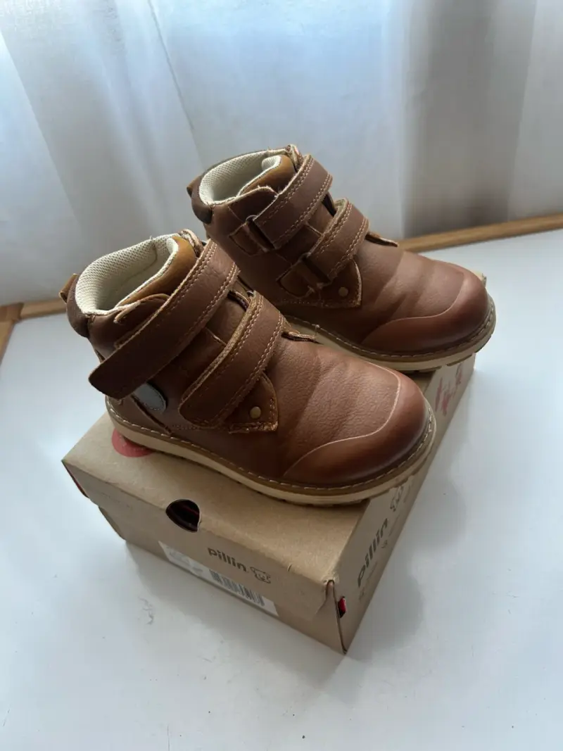 Botines marrones para niños Pillin - 1