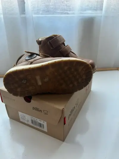 Botines marrones para niños Pillin - miniatura 3