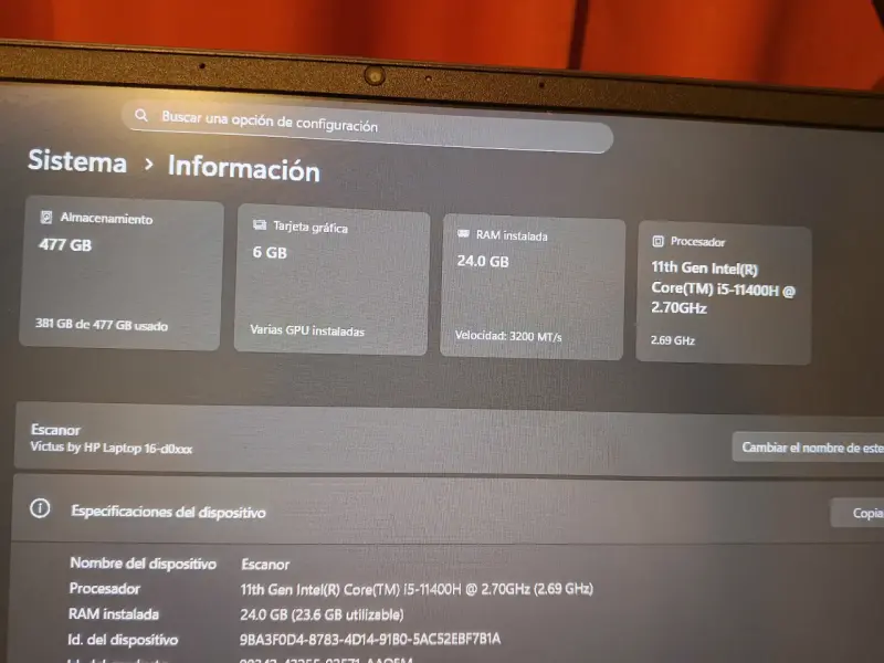 Notebook Gamer HP Victus 16 RTX3060 24GBRam - 4