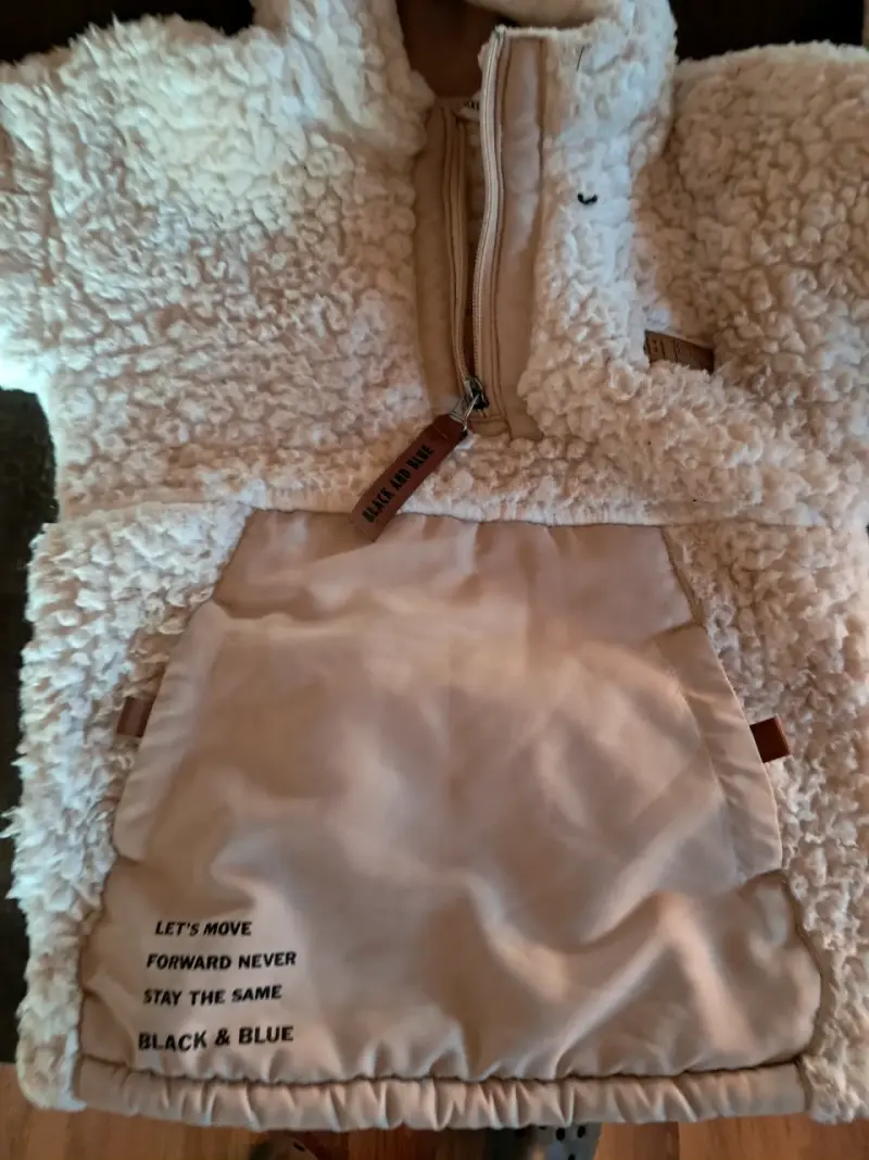 Polar beige con gorro para niño - 4