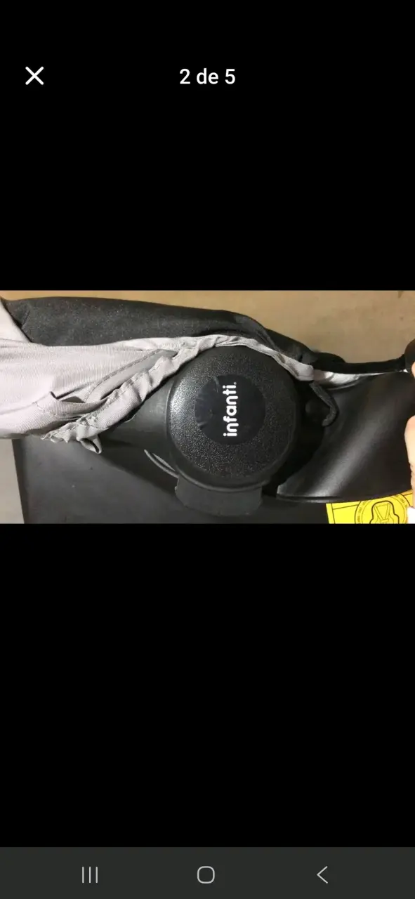 Silla de auto para bebé negra - 4