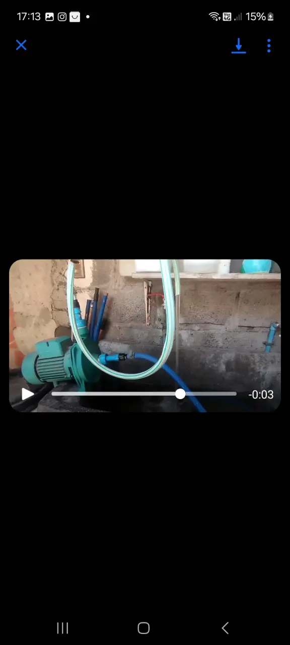 Bomba de agua industrial verde - 1