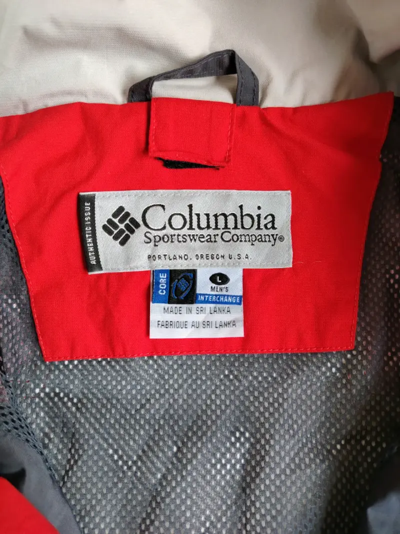 Chaqueta impermeable Columbia roja - 2