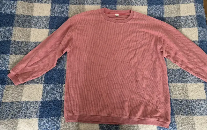 Suéter rosado de hilo - 1