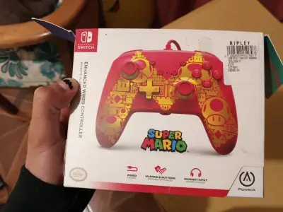 Joystick nintendo switch/PC edición Mario gold - miniatura 2
