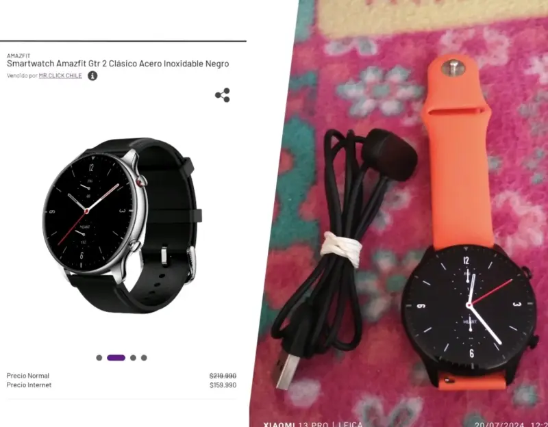 Smartwatch Amazfit Gtr 2 Negro - 1