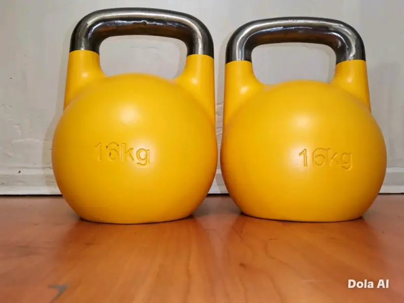 Kettlebell amarilla 16kg - 1