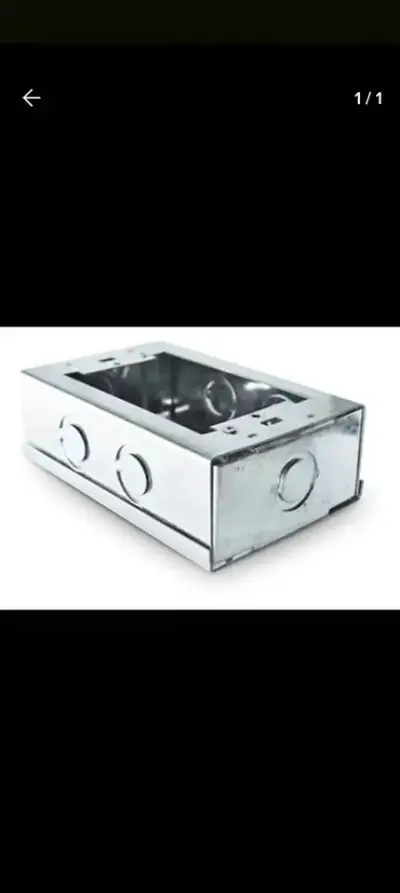 CAJA CHUCKY Caja metálica para embutir eléctrica - miniatura 1