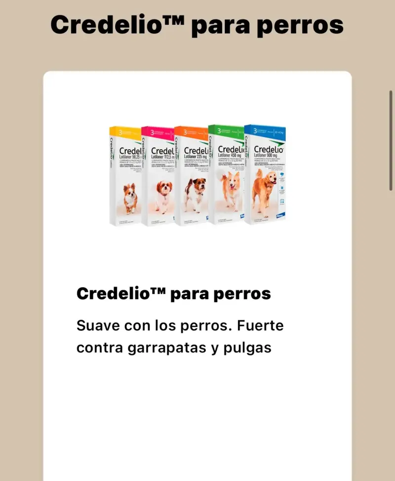 Credelio 22 a 45 kg x 1 comprimido - 2