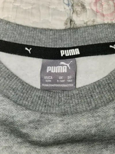 Polerón gris marca Puma niño - miniatura 3