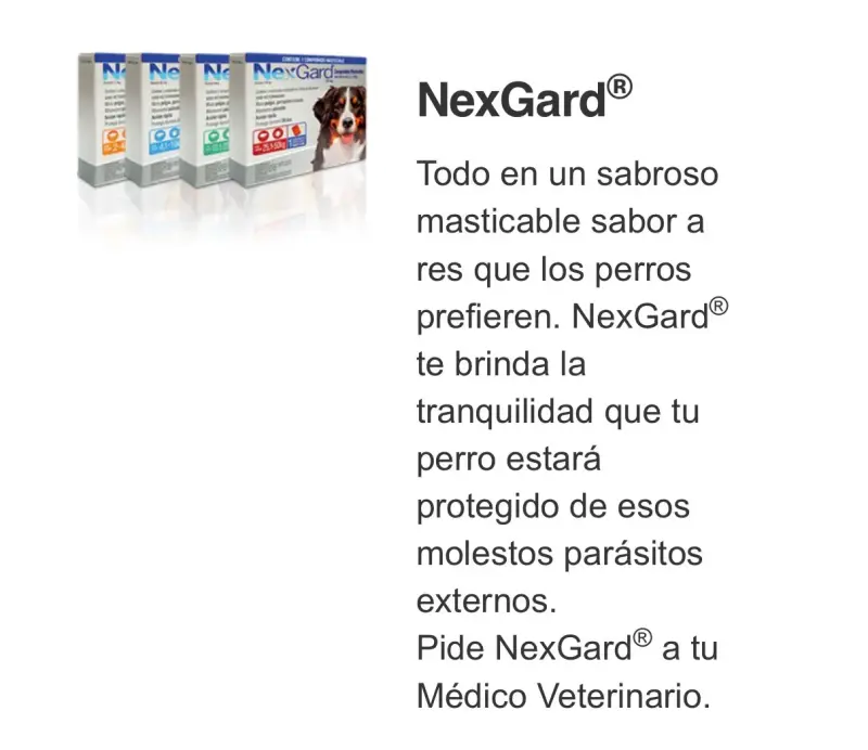 NexGard para perros 2-4kg x 3 comprimidos - 2