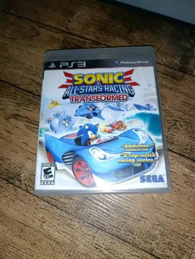 Sonic all stars racing transformerd PS3 Usado - miniatura 1