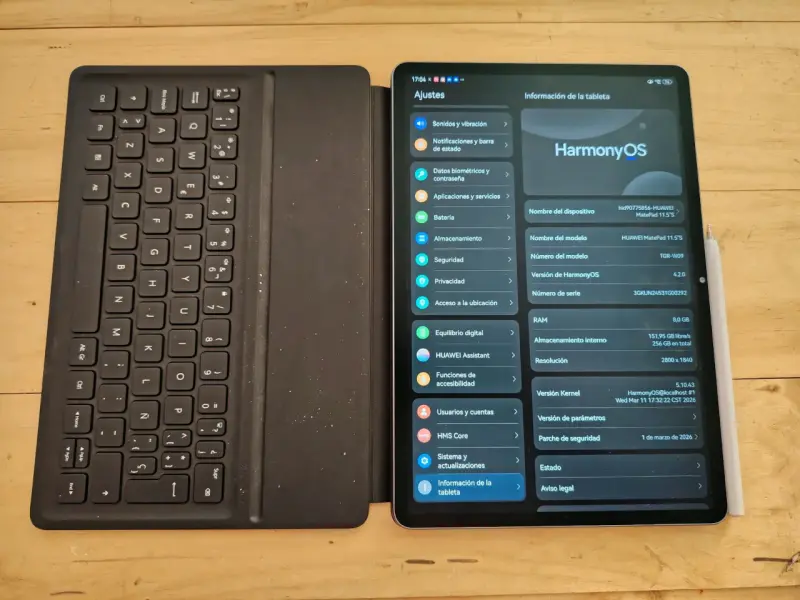 Tablet Huawei MatePad 11.5"S con teclado - 1